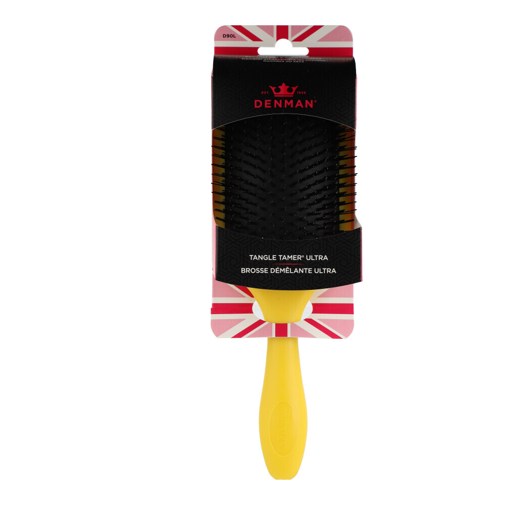 Щетка Denman Tangle Tamer - D90L Ultra, 13 рядов, желтая, 1-Stück