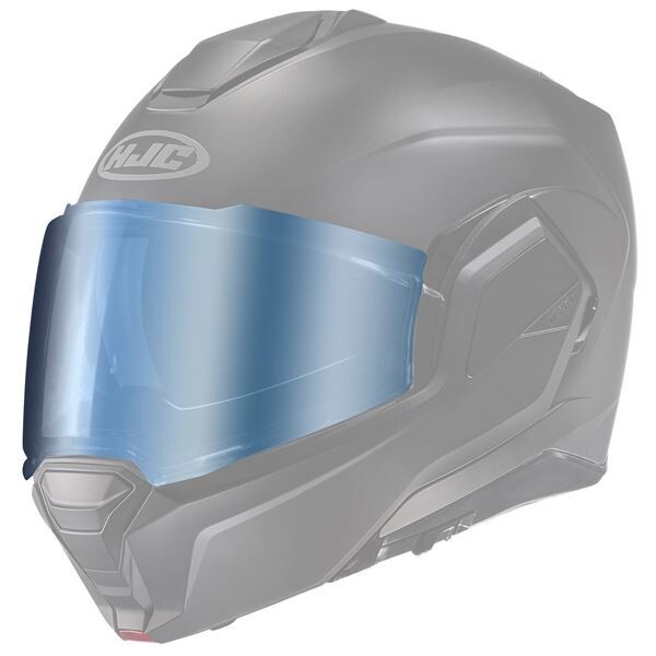 VISIERA SHIELD CASCO MOTO REVERSIBILE HJC I100 MIRROR BLU SPECCHIO   HJ36