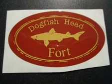 DOGFISH HEAD Fort tap STICKER decal craft beer dog fish brewing brewery