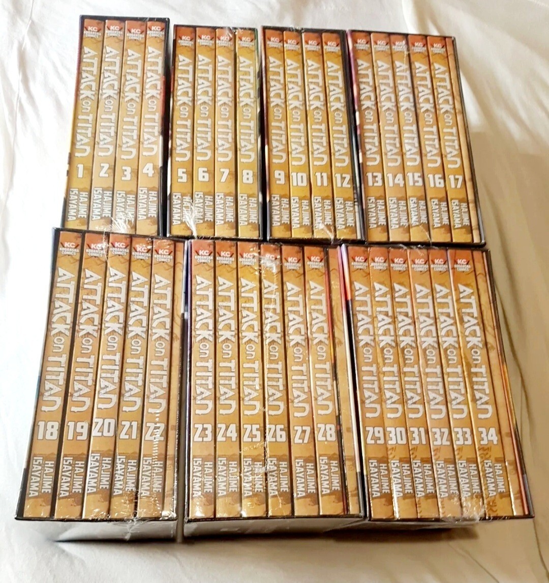 英語版進撃の巨人Attack on Titan1-34全巻 英語版 進撃の巨人 Attack