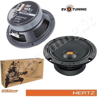 Pareja Midrange Hertz SPL Show SV 165 16,5cm Altavoces - Imagen 1 de 4