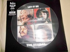 THE BEATLES PICTURE DISC ALBUM LET IT BE LIMITED EDITION SEALED MINT UNPLAYED !