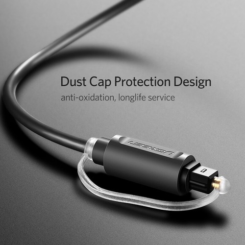 Ugreen Toslink Glasfaser Gator Kabel Digital Audio Optisch SPDIF Kabel LUX - Bild 6 von 11