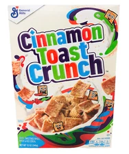Cinnamon Toast Crunch Sweetened Whole Wheat & Rice Cereal 12 oz General Mills