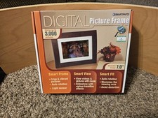 Smartparts Digital Picture Frame 7 Up To 2000 Pictures Wood Look