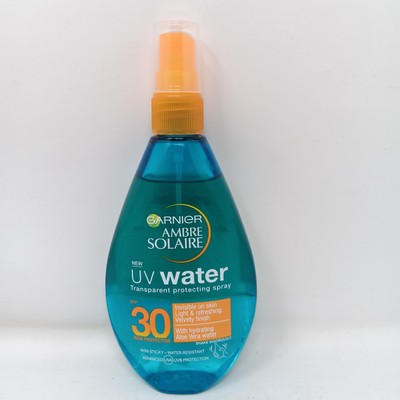 Garnier Ambre Solaire UV Wasser Transparent Schutzspray LSF30 150ml Hoch