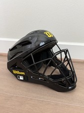 Wilson Pro Stock Umpire Helmet Baseball Catcher Adult Lxl Adjustable Black Wilson Pro Stock Umpire Helmet Baseball Catcher Adult Lxl Adjustable Black
