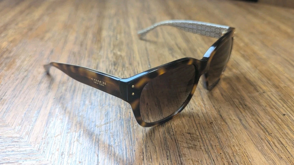 Gafas de sol COACH HC 8086 521513 Tortuga/Arena GRADIENTE auténticas marrón  Foto 2 de 4