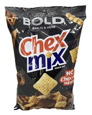 Chex Mix Bold Garlic Herb Party Blend Savory Snack Mix 8 oz