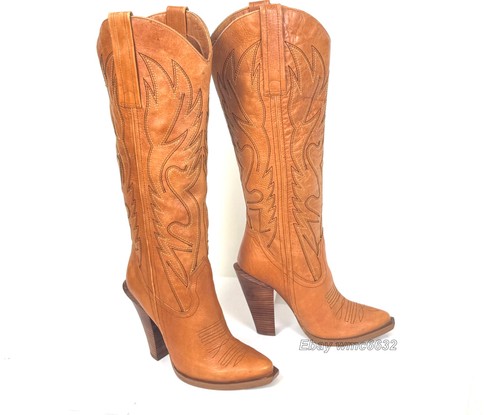 Jessica Simpson Alan Cowboy Cowgirl Stiefel - Damen 8B Top Zustand - Bild 7 von 23