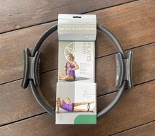 Gaiam Pilates Ring 15" Fitness Circle Lightweight Durable Foam Padded Grips NEW