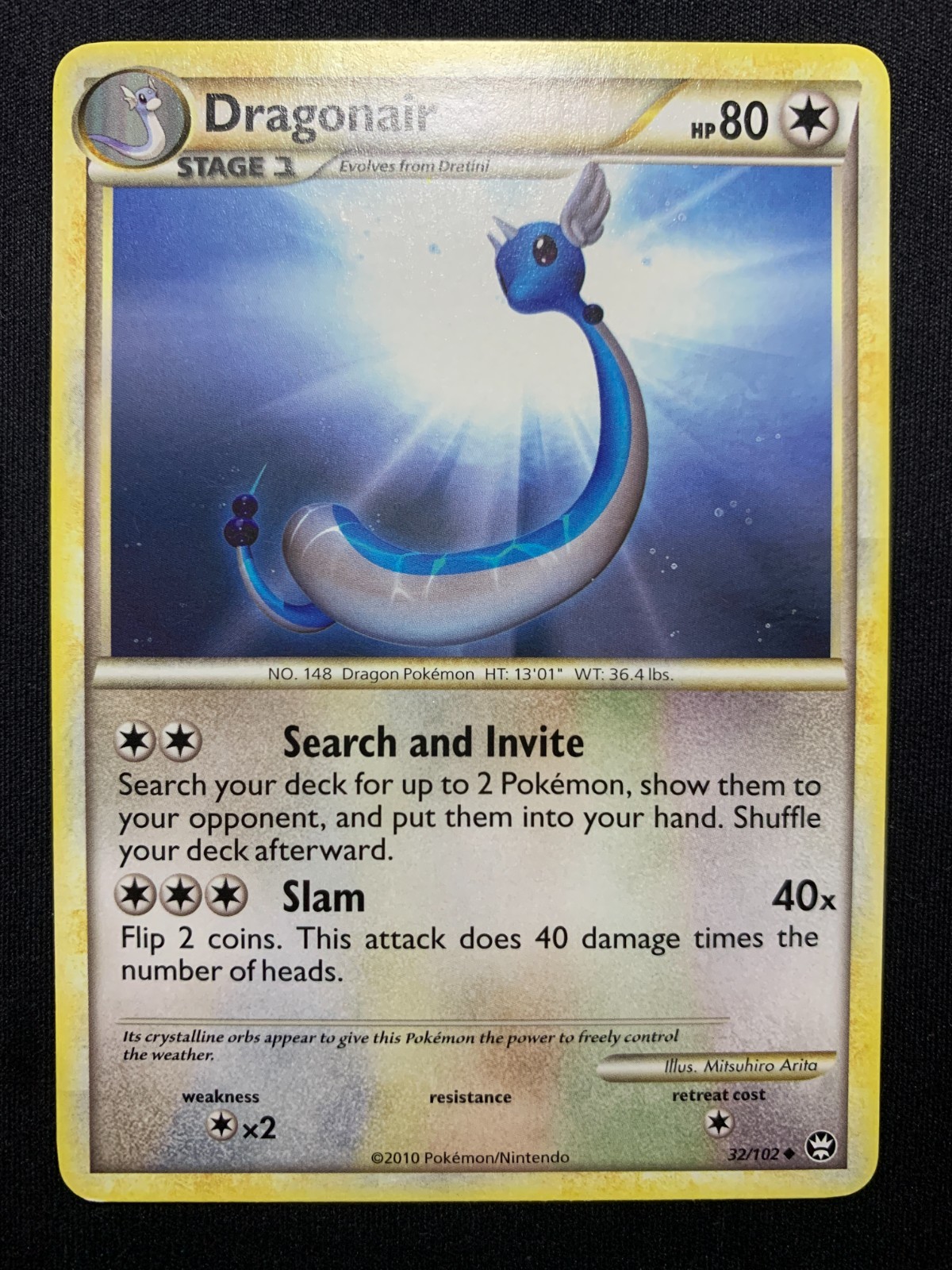 DRAGONAIR - 32/102 - TRIUMPHANT - POKEMON CARD - LP