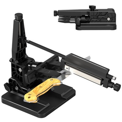 Knife Sharpening System Adjustable 10-40 Foldable Precision 4 Diamond Stones Kit