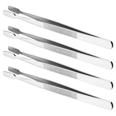4 Pcs Stainless Steel Hobby Tools Butterfly Tweezers Non-magnetic