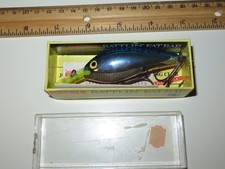 Rapala Fat Rap FR7 Crankbait Lure HTF Chub Blue Chrome Green Lip BOX