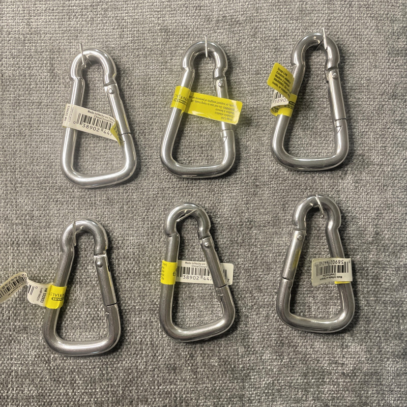 Hillman Snap Link LOT OF 6 Stainless Steel 575lb 7/16 X 3 1/8 NEW $100 Value