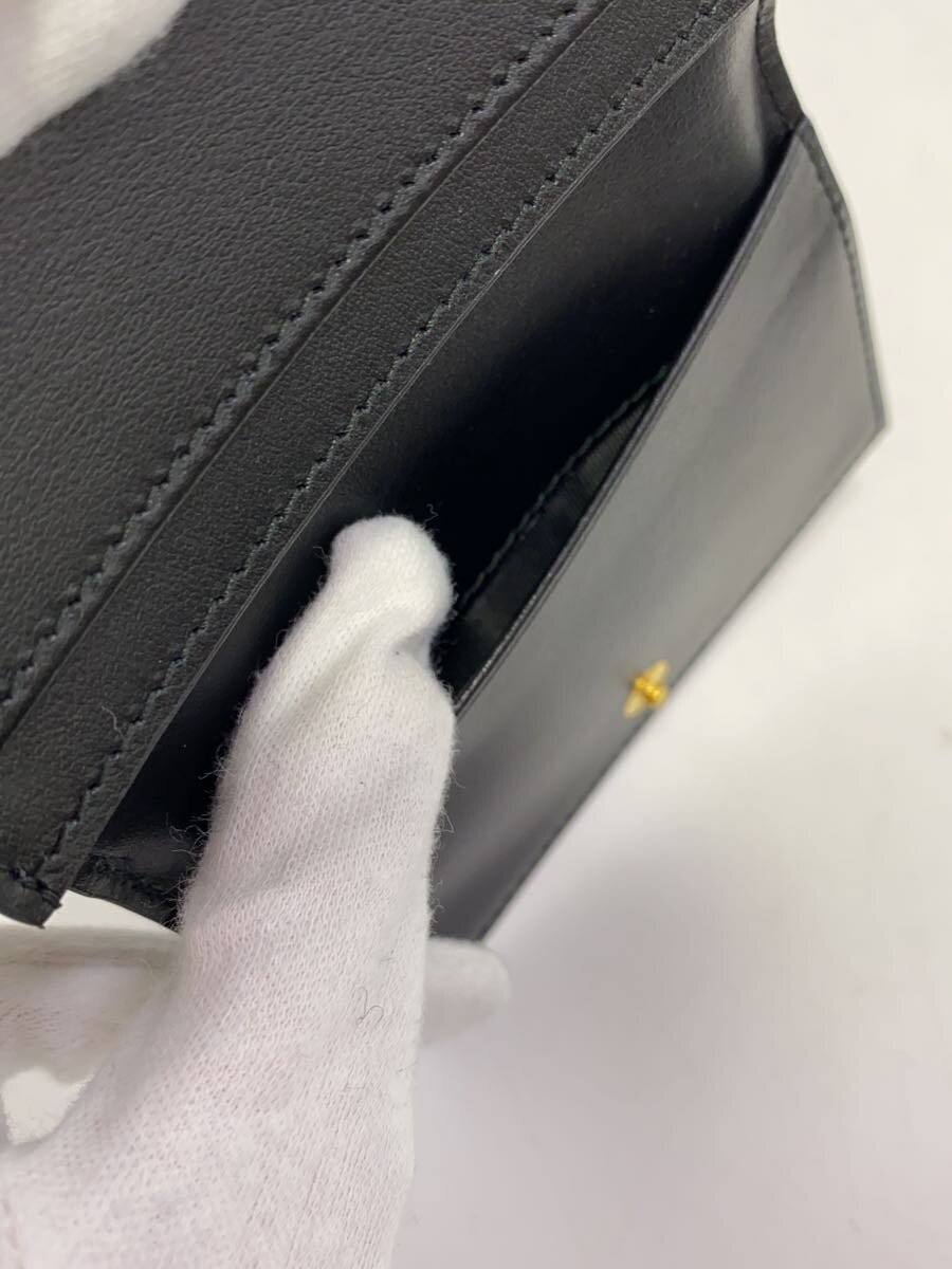 PRADA Card Case Leather Black Men's thumbnail 6