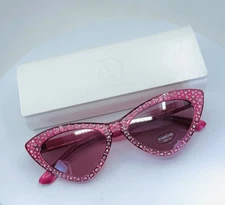 BEBE BBOP1019CE 659 Hot Pink Womens Cat Eye Full Rim Sunglasses 53-16-138 B:38