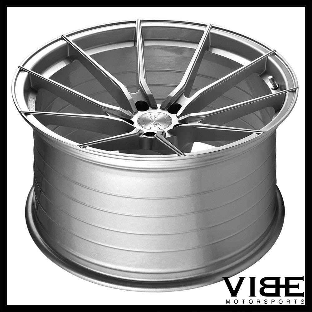 22" VERTINI RF1.2 SILVER CONCAVE WHEELS RIMS FITS MASERATI GHIBLI