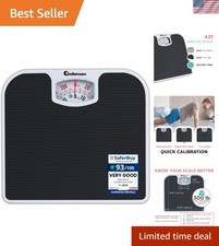 A21 Analog Scales for Body Weight - Up to 300 LB - New - Anti-Skid Rubber Sur...
