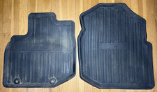 Oem 2009-2013 Honda Fit All Weather Rubber Black Front Floor Mats