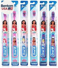 New Princess Toothbrush for Little Girls, Children 3 , Extra Soft, Characters Va