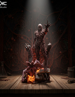 Vecna   Stranger Things 3D Resin Druck Figur Modell | Unbemalt & mehrteilig