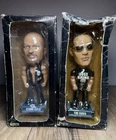 Vintage 2002 WWF Superstars Bobbleheads - Stone Cold Steve Austin & The Rock Lot
