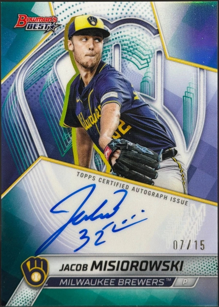 2022 Bowman Chrome Draft Sapphire Edition - Jacob Misiorowski #BDC
