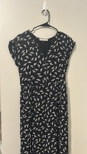 Loft Ann Taylor Dragonfly Novelty Print Maxi Dress Size XXS