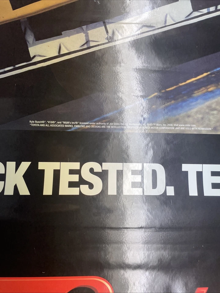 2008 Kyle Busch Raybestos Joe Gibbs Racing Full Life Sticker Extremely Rare73x37 - Image 4 of 4