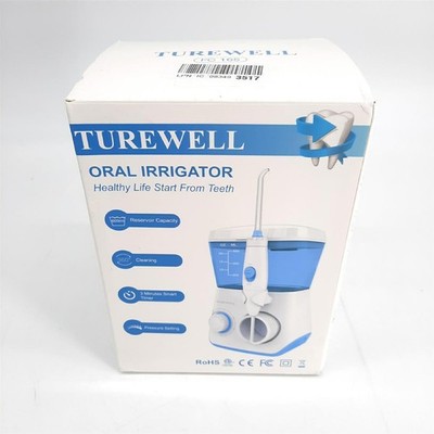 TUREWELL Dental Jet Zahnpflegegerät Hydropulsor 8 Multifunktionsdüsen 10 Einstel