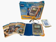 VTech V.Reader Interactive Reading System 3 Games in Box - Tested Working