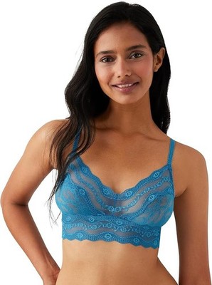b.tempt'd by Wacoal Lace Kiss Sheer Unlined Bralette Faience Size S A3450