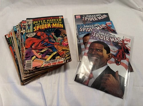 Mixed Lot of Twenty-Four (24) Spider-Man, Superman, and Other Comic Books