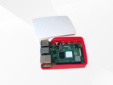 Raspberry pi 4 model b 1gb with Cana case, po...