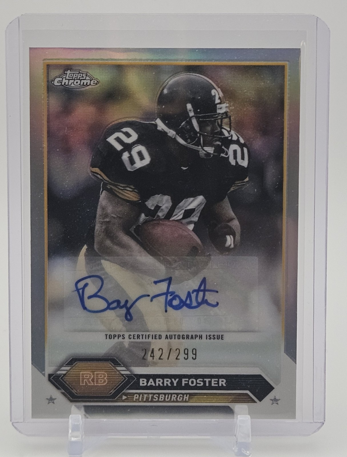 2023 Composite Topps Chrome Refractor /299 Barry Foster #TCA-BFO Auto