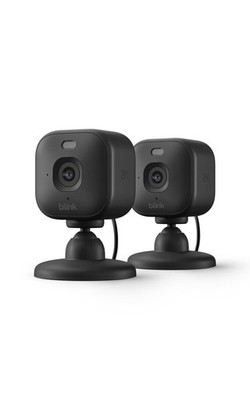 Blink Mini 2K+ (newest model)   Plug-in Home & Pet Indoor Security Camera with