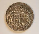 1952 CANADA SILVER 50 CENT - F15 - KING GEORGE VI HALF DOLLAR