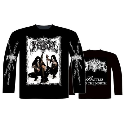 Immortal - Battles Of The North Black Longsleeve - - Official Merch