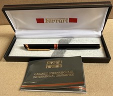 Stylo Plume Ferrari Formula by Cartier - Laque Noire & Or - État Neuf Boite 1992