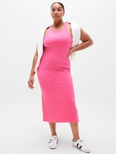 Athleta NWT Signature Rib Maxi Dress Cerise Size XXS-XL HOT SALE FREE SHIP