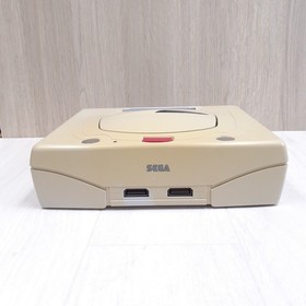 SEGA SATURN console Japanese white with 6 games, 1 controller, memory & cables