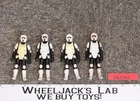 Lot of 4 Star Wars Biker Scouts 1970s-1980s Kenner Vintage Action Figures