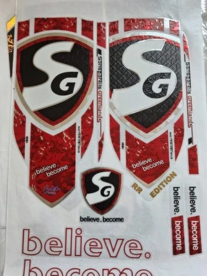SG RR Edition Full Cricketschläger Aufkleber 3D geprägt - Bild 1 von 2