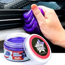 Car Detailing Kit Gel Car Interior Dashboard Cleaner Products, Non-Water Purple
