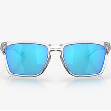 Oakley 944804 Sylas Sapphire Lenses w/Polished Clear Frame Glasses Sunglasses