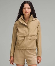 Lululemon Always Effortless Jacket Filbert Tan NWT size 4