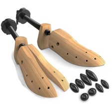 2-Way Wooden Adjustable Shoe Stretcher Expander Men Women Boot Size US 5-13