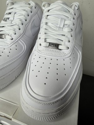 DS John Elliott x Nike Air Force 1 Low Triple White Size 10.5 Rare